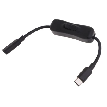 Convenabil C USB de sex Masculin la Feminin Cablu de Extensie cu On/Off pentru Zmeura 4 și Alte Dispozitive de Tip C