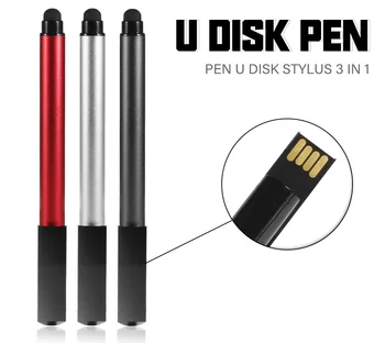 Touch Screen Pen Drive 128GB Metal Stick de Memorie de 64GB Portabil USB Flash Drive 32GB Capacitatea Reală Pendrive 16GB 8GB Cadou de Afaceri