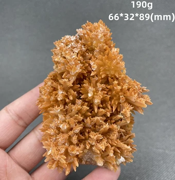 NOU! 100% natural de Portocale aciculare calcit cluster minerale-specimen de pietre si cristale cristale de cuarț pietre pretioase