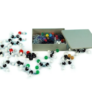 444 Bucăți de Chimie Organică Model de Trusa Modele Moleculare Includ Atomi de Link-uri Orbitali Set de Chimie pentru Profesor Elev