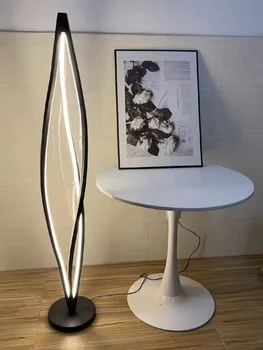 Italian Modern Minimalist Sufragerie Lampa De Artă Birou Sala De Expoziție De Creație Val Cameră De Zi În Stil Lampa De Podea