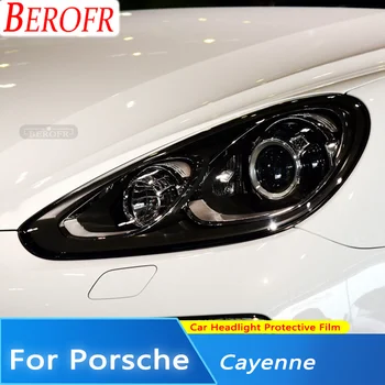 Far auto de Protecție de Film Tentă de Fum Negru Transparent TPU Protecție Autocolant Pentru Porsche Cayenne 2020 21 22 2011-Pe 958