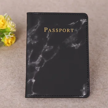 Cauzalitate Capac Pașaport pentru Femei Barbati Pu Piele Stil de Marmură ID-ul de Călătorie Card de Credit, Pașaportul Titularului de Pachete de Portofel Geanta Saci Husă