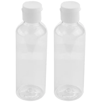 8 X 100Ml de Plastic Clar Flip Sticle de Călătorie Sampon Lotiune Container Cosmetice
