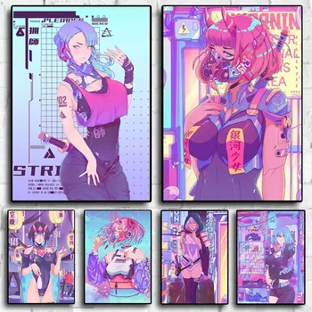 Modern Anime Fete Retro Art Decor Acasă Poster De Perete Panza Pictura Postere Imagine Pentru Copii Fata De Living Decorul Camerei Cadouri