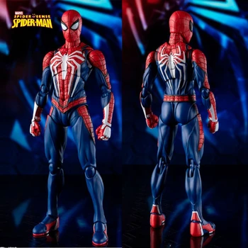 15cm Nou Marvel Spider Man Upgrade Costum Joc Ps4 Ediție Spiderman Acțiune Pvc Figura Papusi de Colectie Model de Jucarii pentru Copii Cadouri
