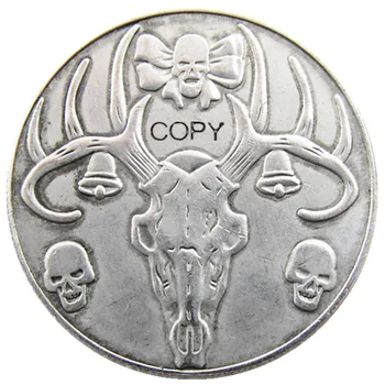 HB(201)NE Vagabond Morgan Dolar de Argint Placat cu Copia Fisei