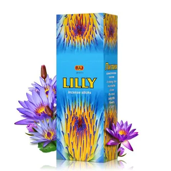 Cutie mare Lily Parfum de Tămâie Stick India Tămâie Aromoterapie Linie pentru Interior Yoga Meditație Miros de Aprovizionare