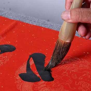 Practic Scrierea Chineză Perie Hopper-shaped Nevăstuică Perie de Par Perie Mare Pen Urs Perie de Păr pentru Incepatori