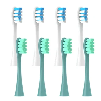 4BUC pentru Oclean X/ X PRO/ Z1/ F1 Soft DuPont de Înlocuire Capete Capete de Perie Sonic Electric ToothbrushBristle Duze 3 Culori