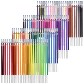48 Culori 05mm Gel Ink Pen Rezerve Sclipici Neon Set Ambarcațiuni de Desen, Pictura Cărți de Colorat Cadou
